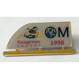 Vintage Odyssey of the Mind Special Travel Omer Driving World Finals Lapel Pin
